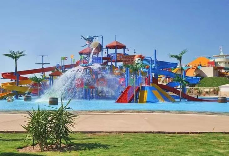 outdoor playground water house for water park