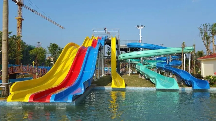 most popular spiral water slides for water park