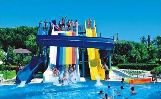 Customized combination family water slide