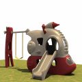 kids outdoor playhouse with slide
