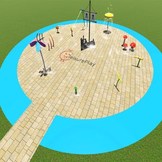 kids water park design-250sqm
