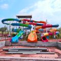 most popular spiral water slides for water park