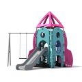 Cami Rocket double combo (Climbing net with stainless steel slide)